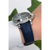 Ferrucci Function Deri Kordon Erkek Kol Saati 3 ATM- Bileklik Hediyeli Lacivert-Gümüş zmfer162