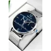 Ferrucci Erkek Kol Saati Çelik Kasa & Çelik Kordon Gümüş-Mavi zmfer191