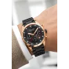 Ferrucci Function FC 13907TM | Siyah Çelik Kordon Rose Gold Çelik Kasa zmfer001