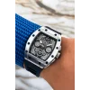 Ferrucci Lacivert Renk Silikon Kordon FCF.03258FS.06 Function Erkek Kol Saati+Bileklik zmfer156