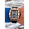 Ferrucci Siyah Renk Silikon Kordon FCF.03258FS.01 Function Erkek Kol Saati+Bileklik zmfer156