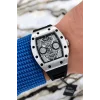 Ferrucci Siyah Renk Silikon Kordon FCF.03258FS.02 Function Erkek Kol Saati+Bileklik zmfer156