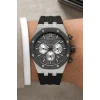 Ferrucci Siyah Silikon Kordon Çelik Kasa Function Erkek Kol Saati+Bileklik zmfer077
