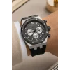 Ferrucci Siyah Silikon Kordon Çelik Kasa Function Erkek Kol Saati+Bileklik zmfer077