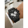 Ferrucci Siyah Silikon Kordon Çelik Kasa Function Erkek Kol Saati+Bileklik zmfer077