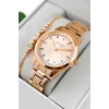 Ferrucci Taş Detaylı Kadran, Çelik Kordon Çelik Kasa Kadın Kol Saati, Rose zmfer199