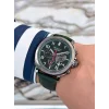 Ferrucci Yeşil Deri Kordon, Çelik Kasa Function Rakamlı Erkek Kol Saati+Bileklik zmfer079