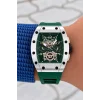 Ferrucci Yeşil Renk Silikon Kordon FCF.03258FS.05 Function Erkek Kol Saati+Bileklik zmfer156