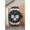 Ferrucci Yeşil Silikon Kordon Çelik Kasa Function Erkek Kol Saati+Bileklik zmfer077