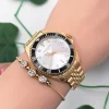 Lee Cooper LC07593.130 Gold Renk Çelik Kordon&Kasa Kadın Kol Saati 3Atm Su Geçirmezlik ZMLC020