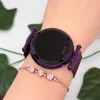 Touche Dokunmatik Unisex Kol Saati Dokunmatik Ekran 3 Atm Su Geçirmez Mor zmtc001