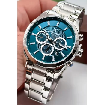 Daniel Klein Exclusive Erkek Kol Saati Çelik Kordon Çelik Kasa Hematit Doğal Taş Bileklik Hediyeli zmdk1133