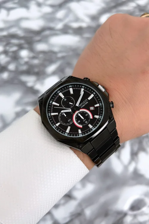 Ferrucci Function Erkek Kol Saati Çelik Kordon Siyah zmfer074