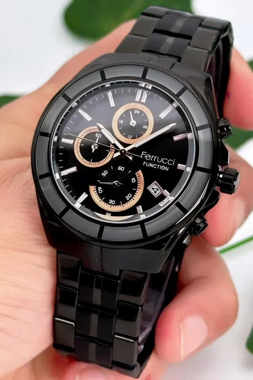 Ferrucci Function Erkek Kol Saati Çelik Kordon Çelik Kasa 3 ATM Suya Dayanıklılık