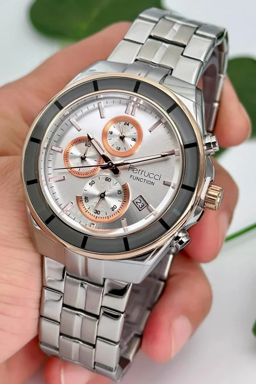 Ferrucci Function Erkek Kol Saati Çelik Kordon Çelik Kasa 3 ATM Suya Dayanıklılık