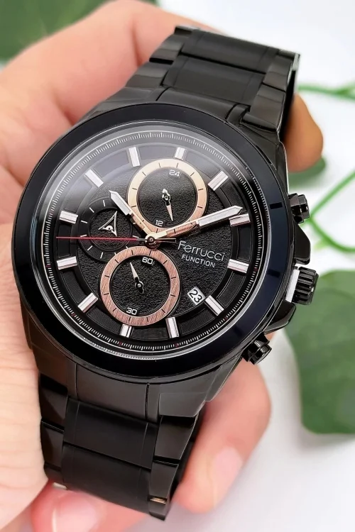 Ferrucci Function Erkek Kol Saati Çelik Kordon Çelik Kasa 3 ATM Suya Dayanıklılık