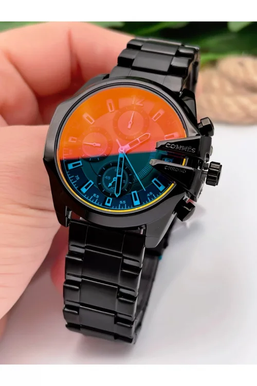 Commes Kadın Kol Saati Renkli Cam Crono Tüm Fonksiyonlar Aktif zmcms016