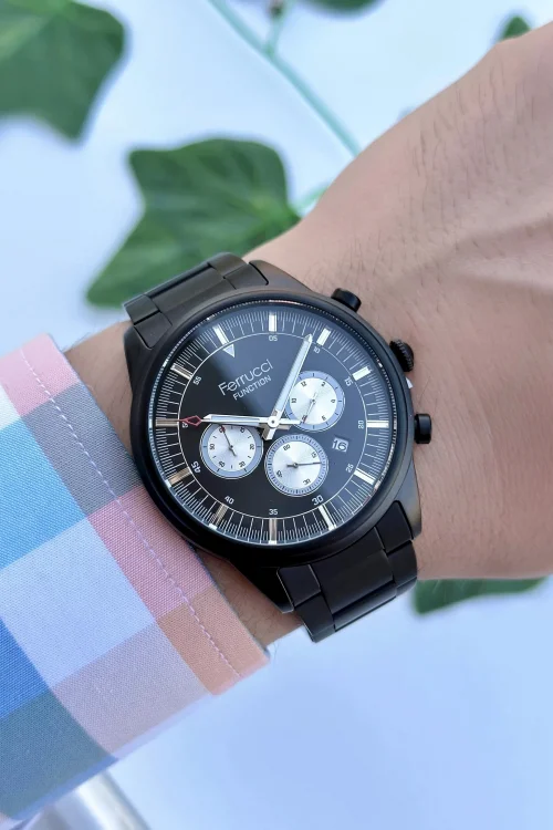 Ferrucci Function Erkek Kol Saati Çelik Kordon Çelik Kasa 3 ATM Suya Dayanıklılık