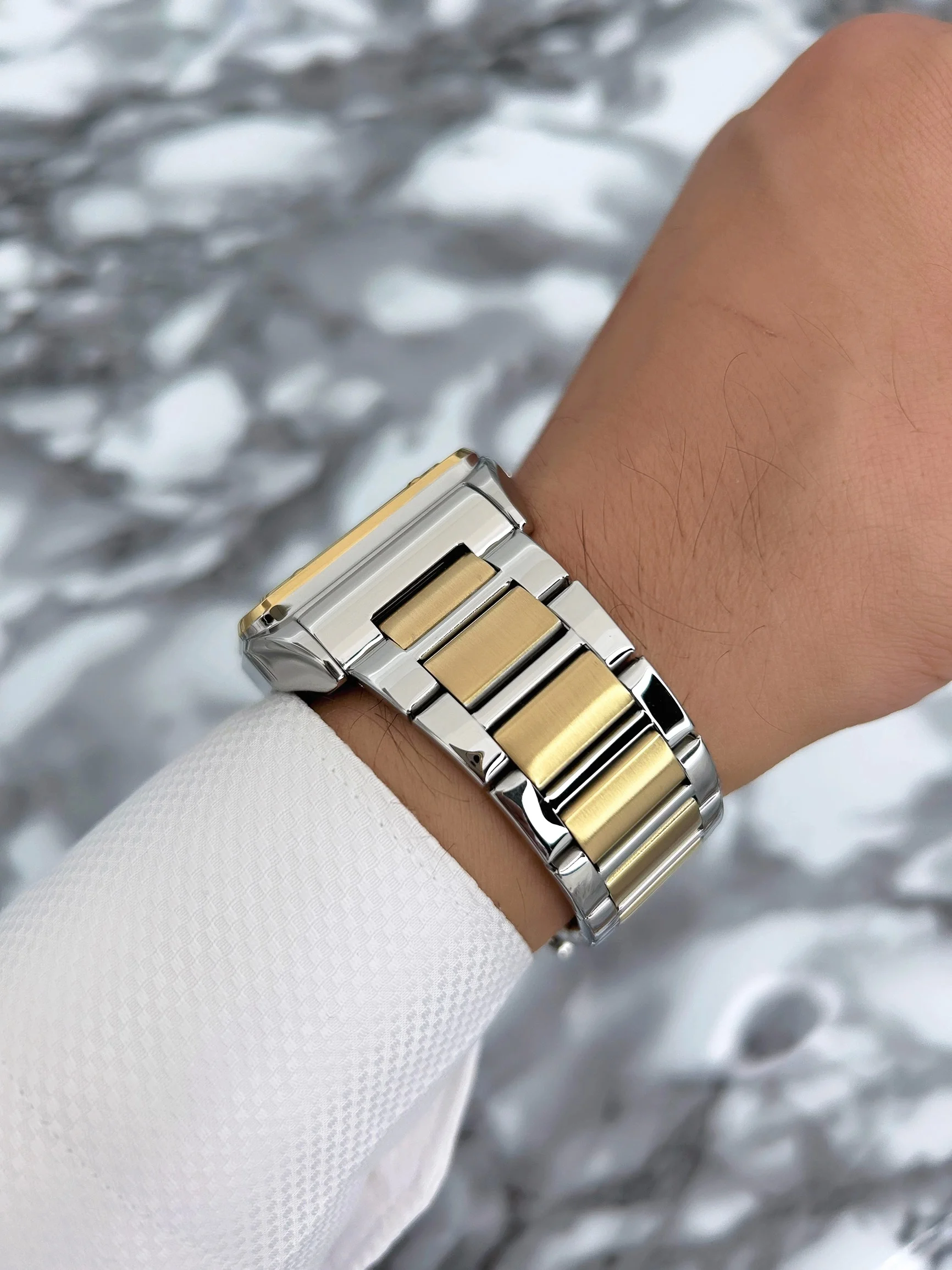 Ferrucci Function Çelik Kordon Erkek Kol Saati Gold-Gümüş zmfer069