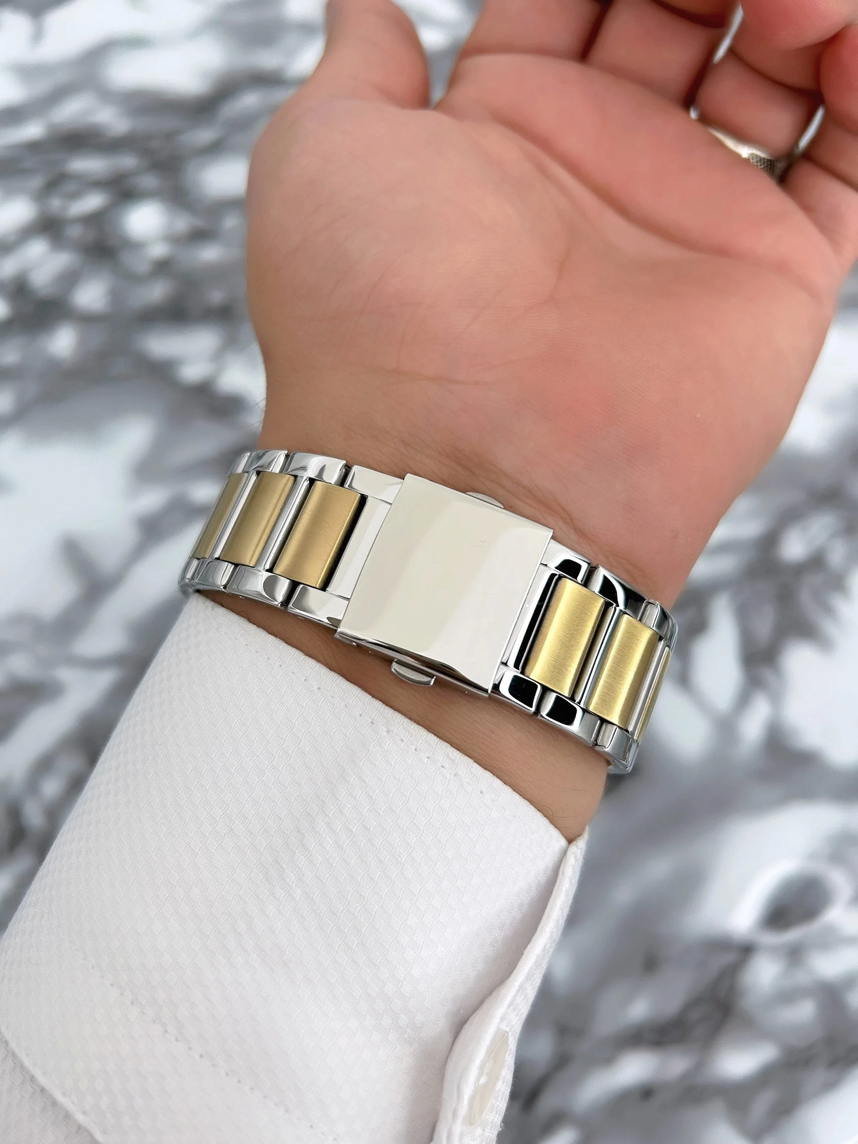 Ferrucci Function Çelik Kordon Erkek Kol Saati Gold-Gümüş zmfer069