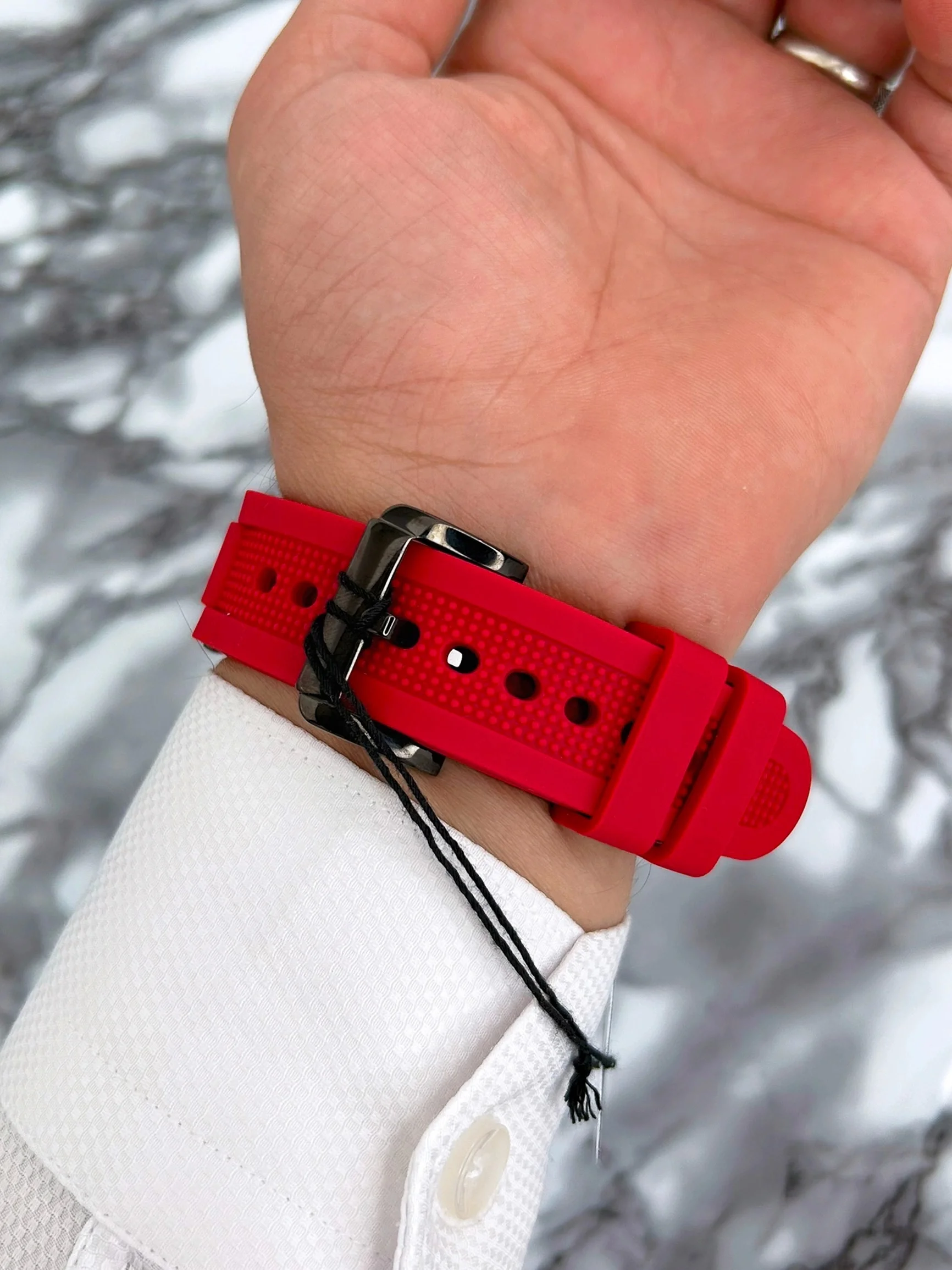 Ferrucci Function Silikon Kordon Erkek Saat Siyah-Kırmızı zmfer066