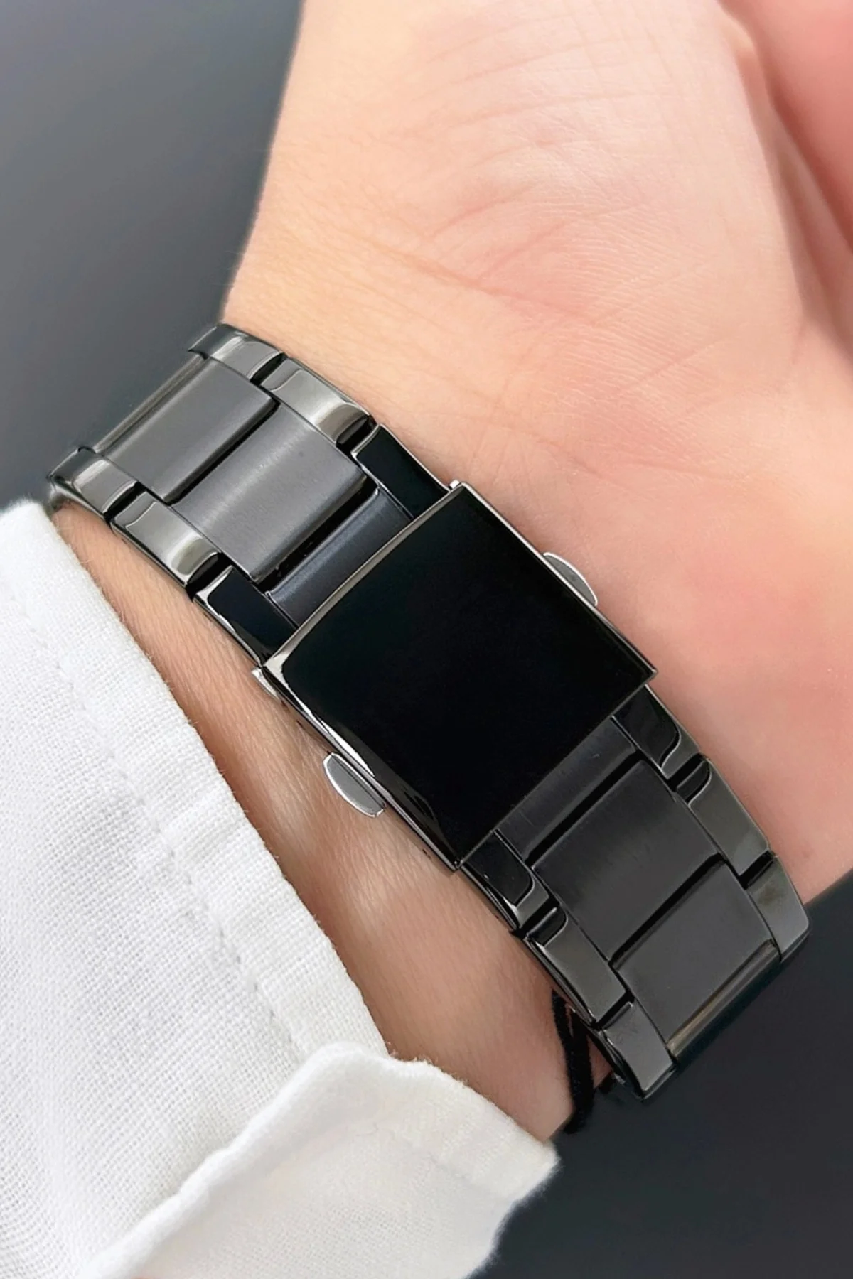 Ferrucci Takvim Özellikli Rose Gold Çelik Kasa, Siyah Çelik Kordon Erkek Kol Saati zmfer065