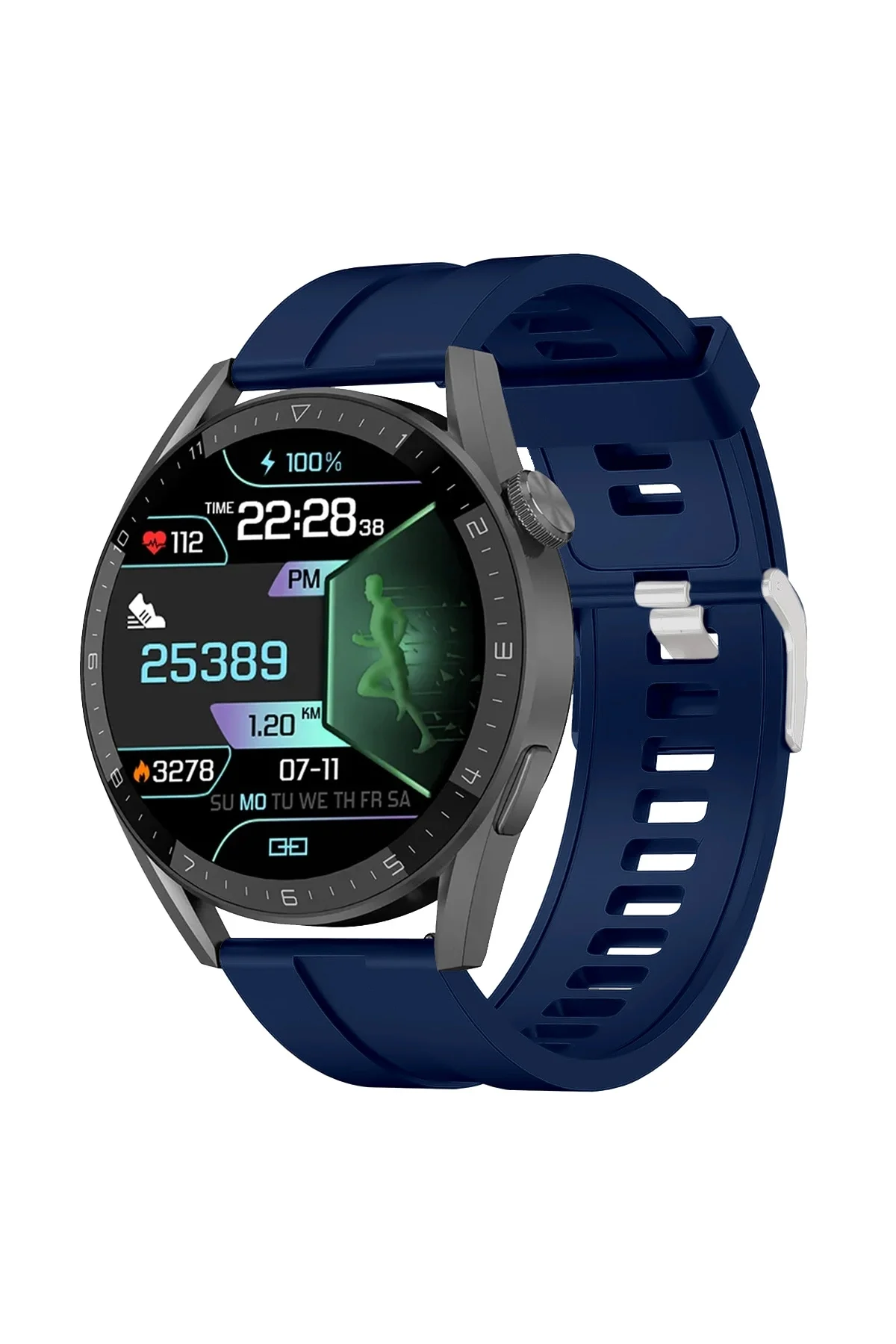 Ferrucci Fc-Smart Akıllı Kol Saati 46MM Alüminyum Kasa Arama Özellikli Özel Tasarım Yuvarlak Kasa