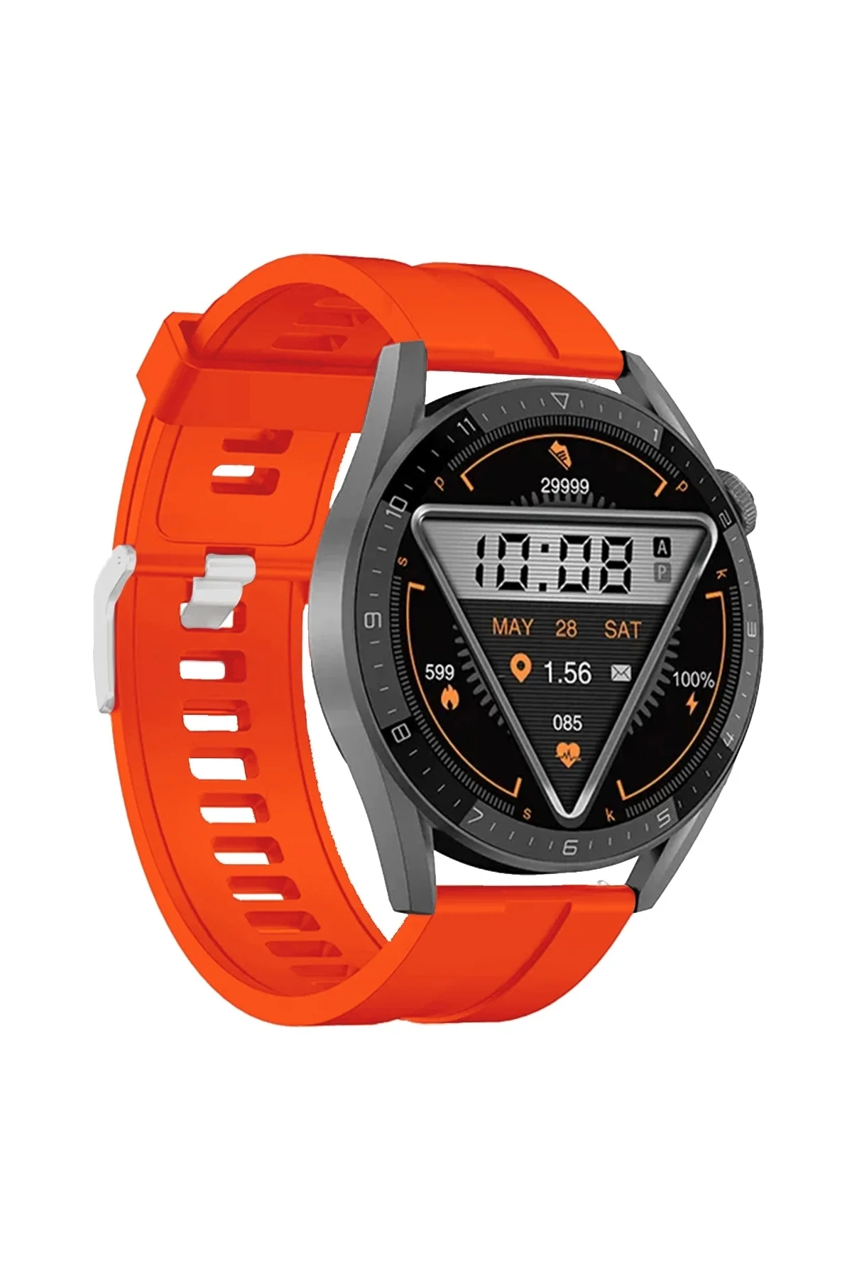 Ferrucci Fc-Smart Akıllı Kol Saati 46MM Alüminyum Kasa Arama Özellikli Özel Tasarım Yuvarlak Kasa