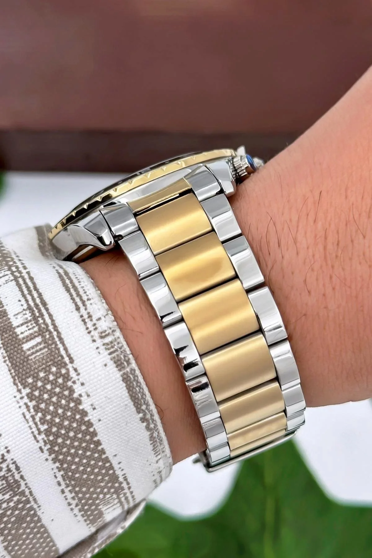 Bigotti Milano Luxury Erkek Kol Saati Gümüş-Gold Çelik Kordon Çelik Kasa Fonksiyonlar Aktif zmb009