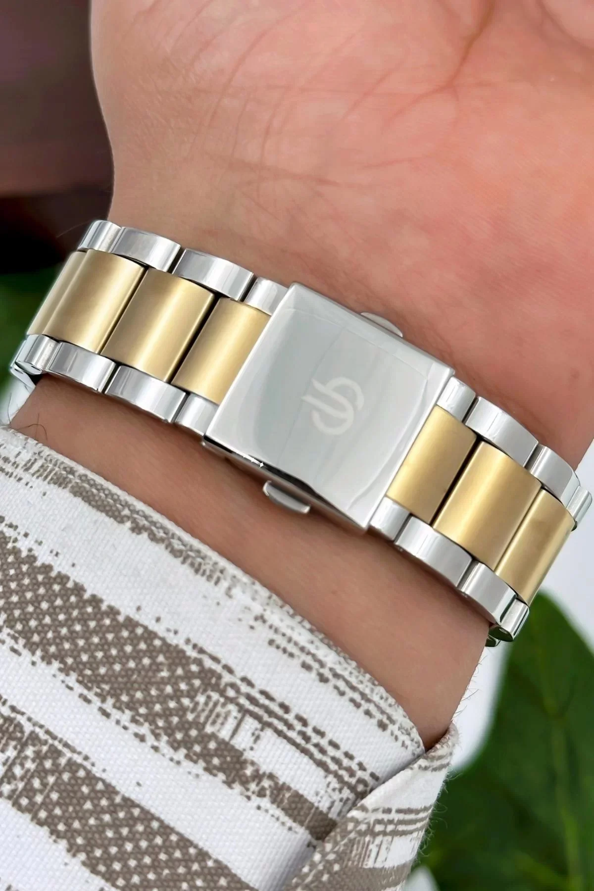 Bigotti Milano Luxury Erkek Kol Saati Gümüş-Gold Çelik Kordon Çelik Kasa Fonksiyonlar Aktif zmb009