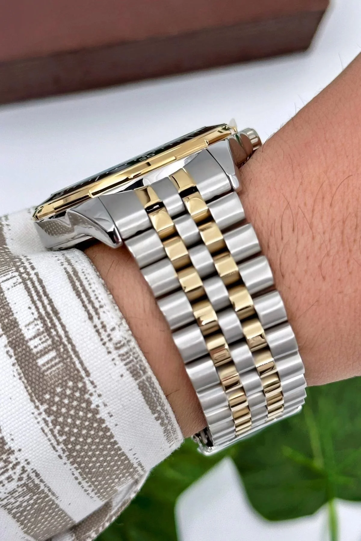 Bigotti Milano Luxury Erkek Kol Saati Gümüş-Gold Çelik Kordon Çelik Kasa Fonksiyonlar Aktif zmb008