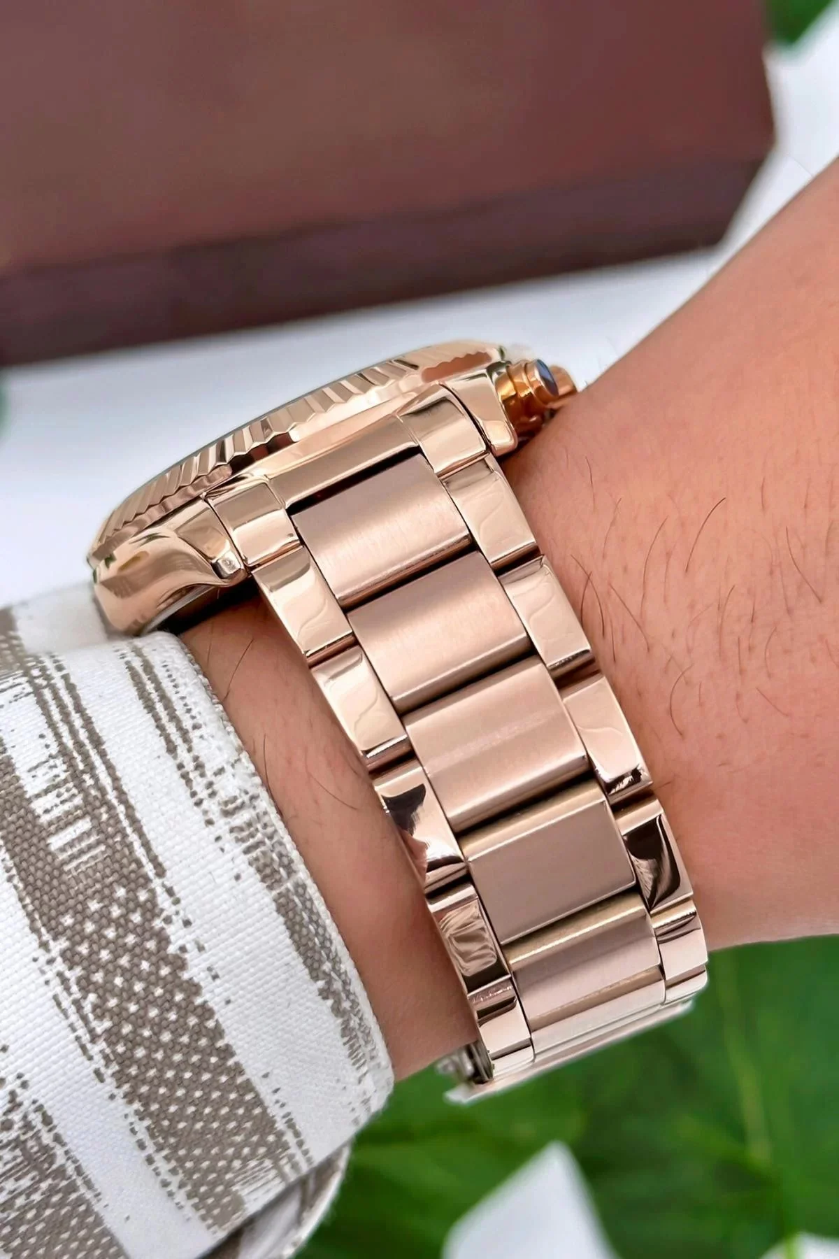 Bigotti Milano Luxury Erkek Kol Saati Rose Çelik Kordon Çelik Kasa Fonksiyonlar Aktif zmb007