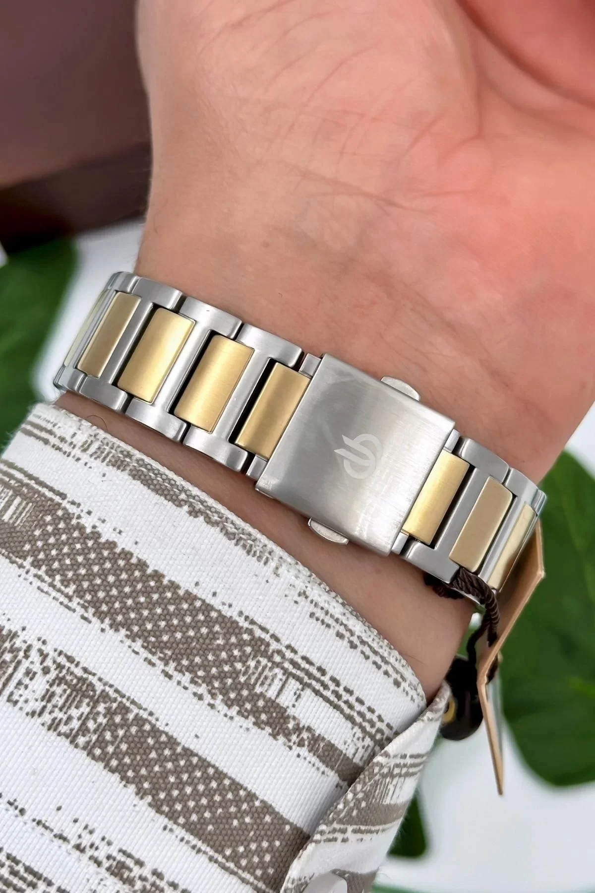 Bigotti Milano Luxury Erkek Kol Saati Gümüş-Gold Çelik Kordon Çelik Kasa Fonksiyonlar Aktif zmb006