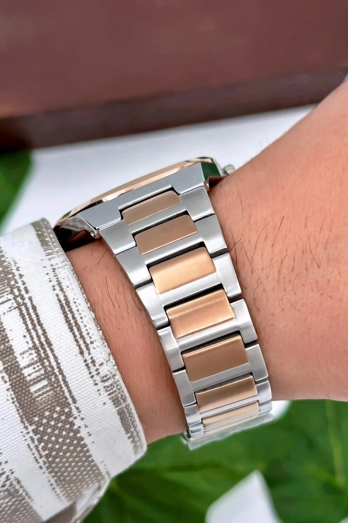 Bigotti Milano Luxury Erkek Kol Saati Gümüş-Rose Çelik Kordon Çelik Kasa Fonksiyonlar Aktif zmb006