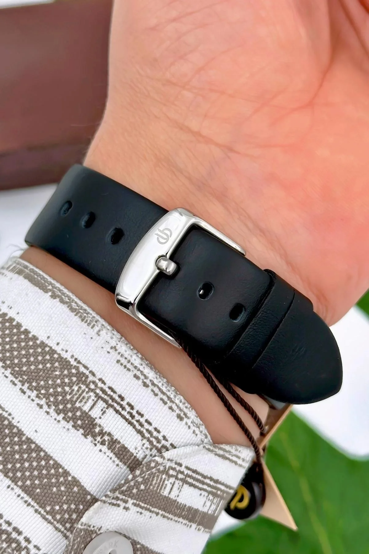 Bigotti Milano Luxury Erkek Kol Saati Siyah Deri Kordon Çelik Kasa Fonksiyonlar Aktif zmb003