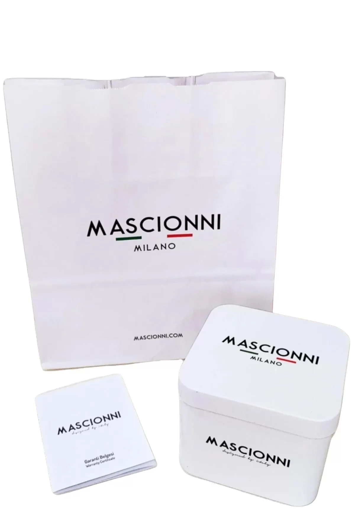 Mascionni Milano Gümüş-Beyaz Renk Erkek Kol Saati Fonksiyonlar Aktif 3ATM zmmsc001