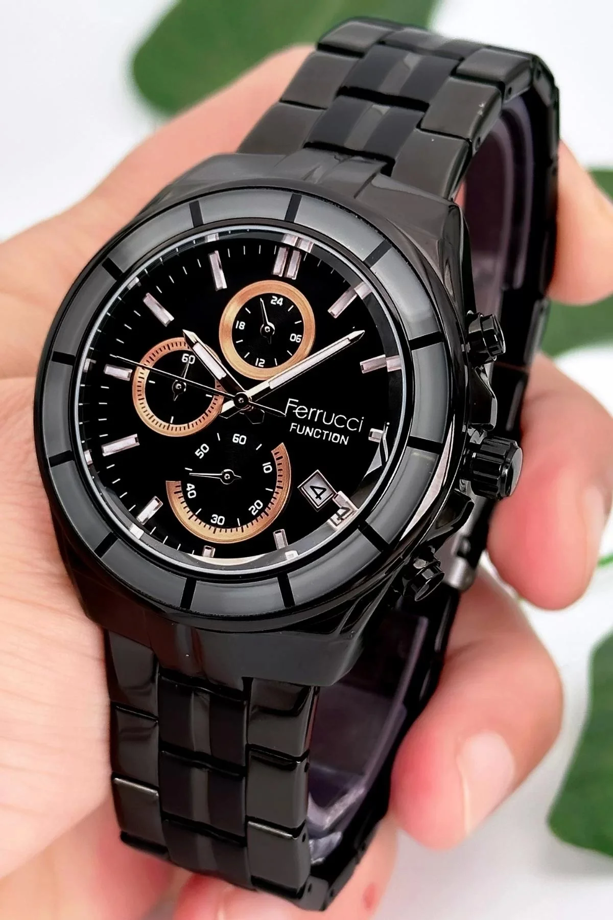 Ferrucci Function Erkek Kol Saati Çelik Kordon Çelik Kasa 3 ATM Suya Dayanıklılık