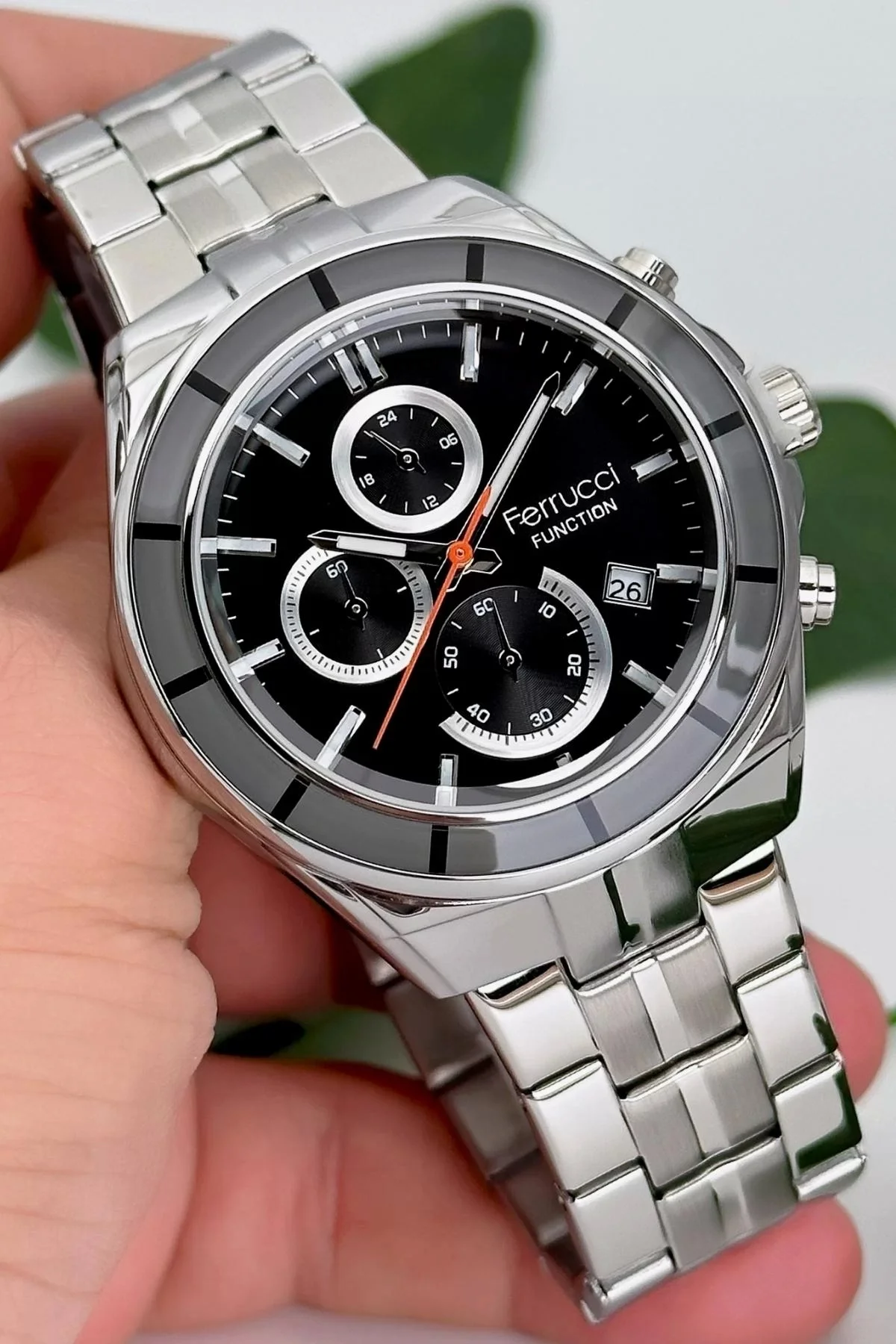 Ferrucci Function Erkek Kol Saati Çelik Kordon Çelik Kasa 3 ATM Suya Dayanıklılık