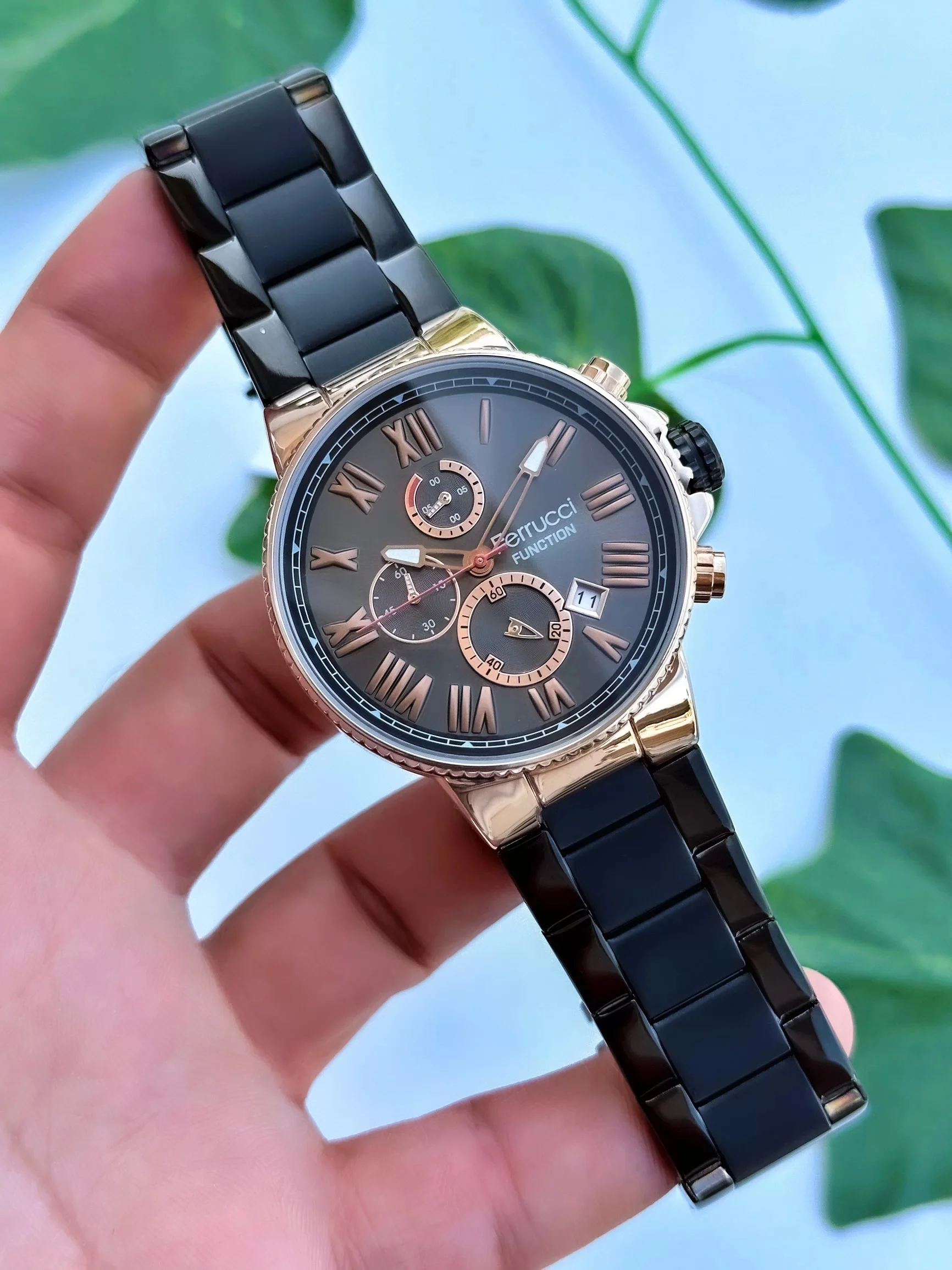 Ferrucci Function Erkek Kol Saati Çelik Kordon Çelik Kasa 3 ATM Suya Dayanıklılık