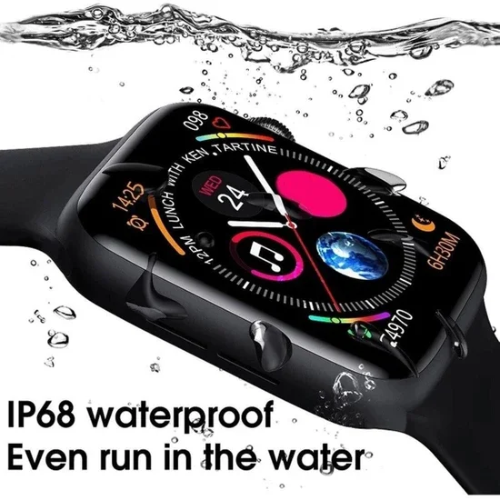 Watch 6 Akıllı Saat Arama Yapma Kalp Ritmi Ölçer - IPS Ekran Yedek Kordon Hediye