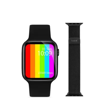 Watch 6 Apple Android Huawei Uyumlu Akıllı Saat Arama Yapma Özellikli Nabız Ölçer Yedek KordonHediye