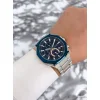 Ferrucci Function Erkek Kol Saati Çelik Kordon Gümüş-Mavi zmfer074