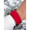Ferrucci Function Silikon Kordon 3 ATM Erkek Saat Füme-Kırmızı zmfer067