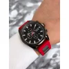 Ferrucci Function Silikon Kordon Erkek Saat Siyah-Kırmızı zmfer066