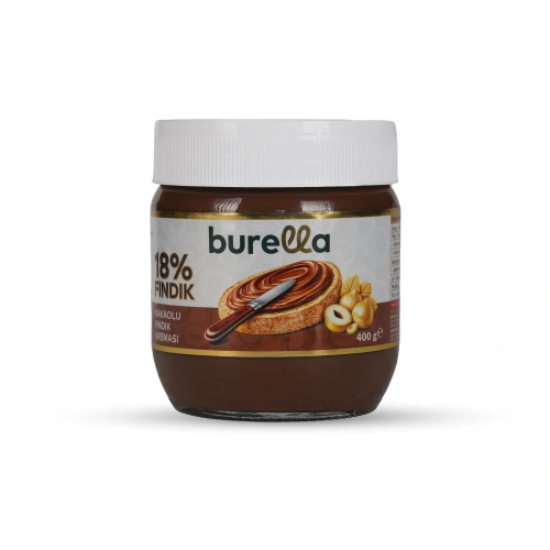 Burella Kakaolu Fındık Kreması %18 Fındık 400g
