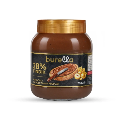 Burella Kakaolu Fındık Kreması %28 Fındık 700g