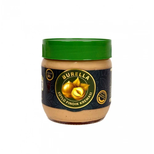 Burella Sütlü Fındık Kreması %50 Fındık Parçacıklı 400g