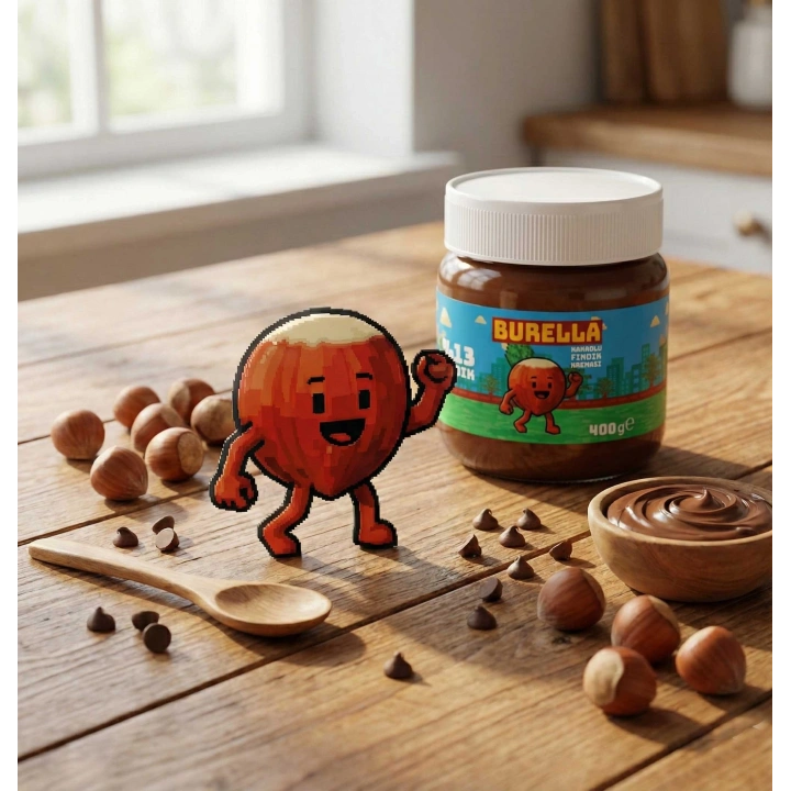 Burella Kakaolu Fındık Kreması %13 Fındık 400g