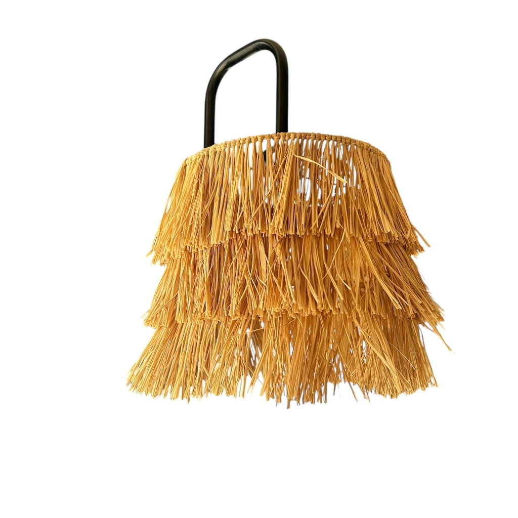 RAFYA APARATLI DOĞAL SİLİNDİR APLİK