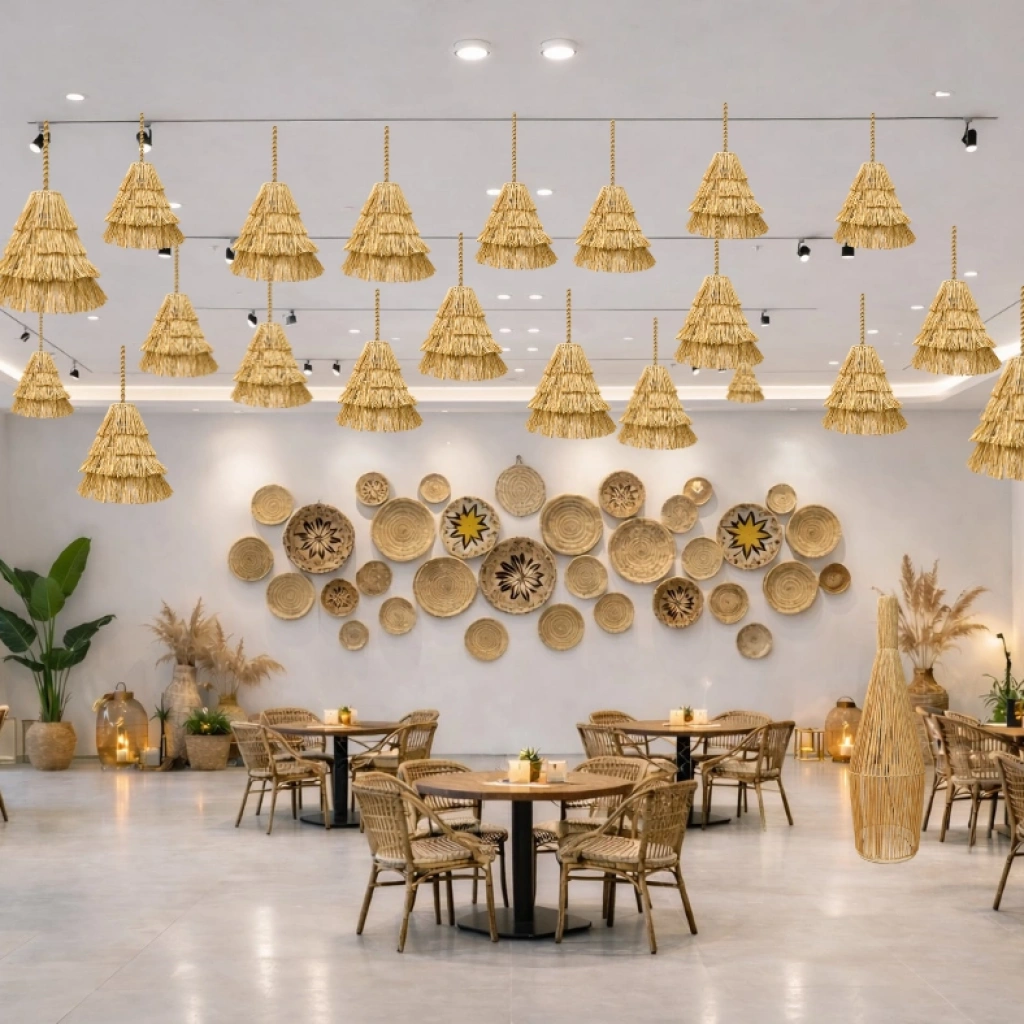 CAFE VE RESTORANTLAR İÇİN CONİK SAÇAKLI SET